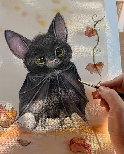 10/29 Same bat time, new bat painting
