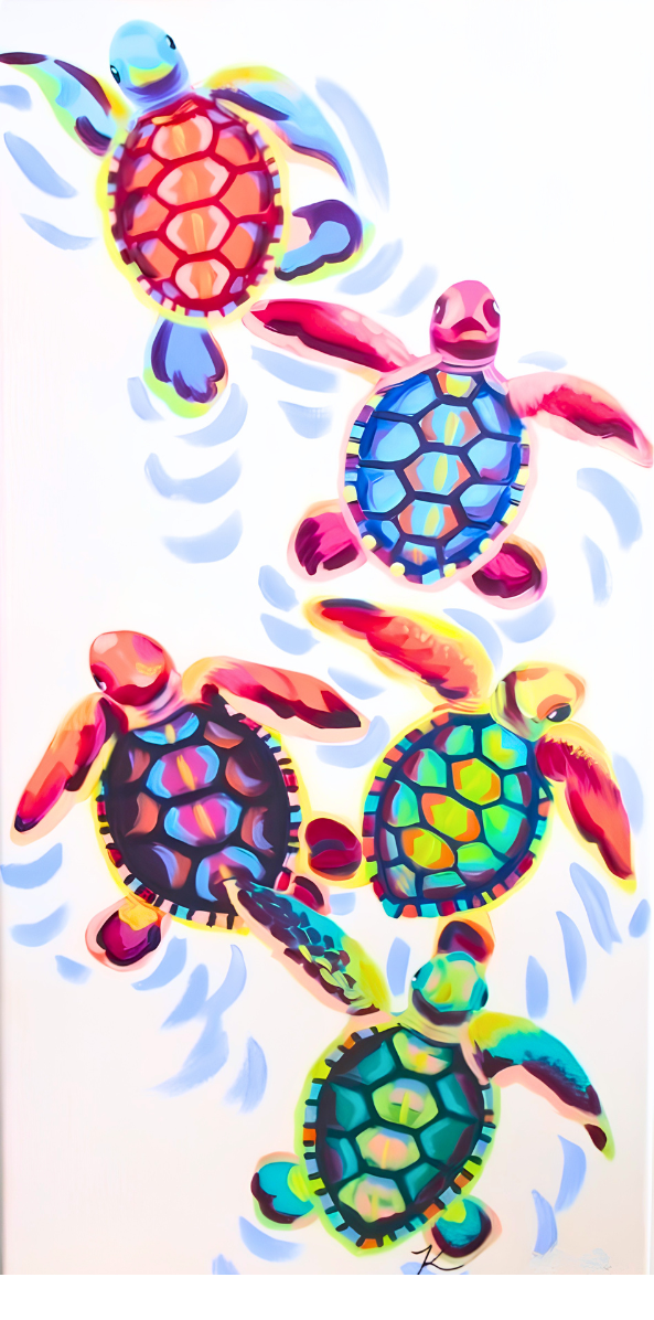 Turtle painting class 9/17  5:30pm